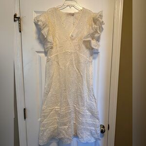 Floral Ruffle Sleeve Dress Susanna Dress